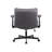 Criss Cross-Legged Friendly Wide Seat Office Chair with Foldable Arms, Rolling Casters-746975614