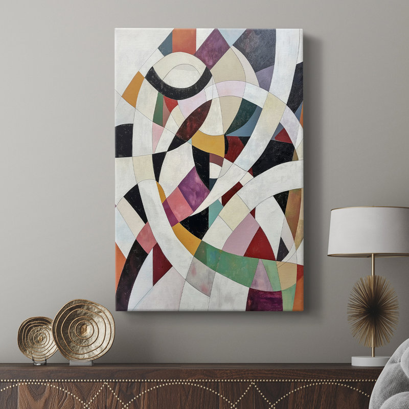 ABSTRACT Series LX -Custom Wrapped Gallery Cavas, 60" H x 40" W