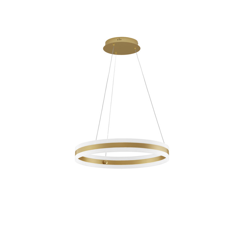 1 - Light Gold LED Unique/Statement Pendant