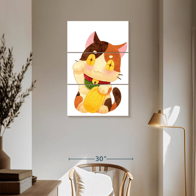 Chat chinois Brampt, H 57 po x l 36 po