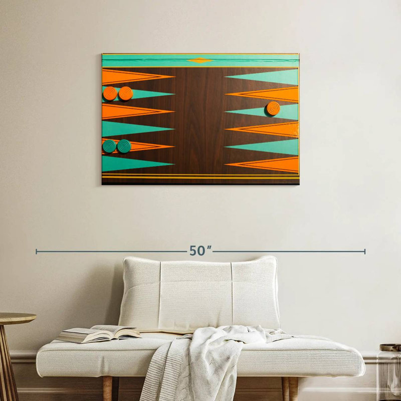Senne Backgammon Board, 24" H x 36" W