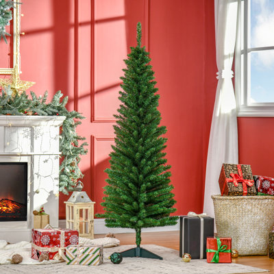 Pencil Christmas Tree, Slim Xmas Tree with Realistic Branches