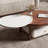 Design sense simple solid wood coffee table