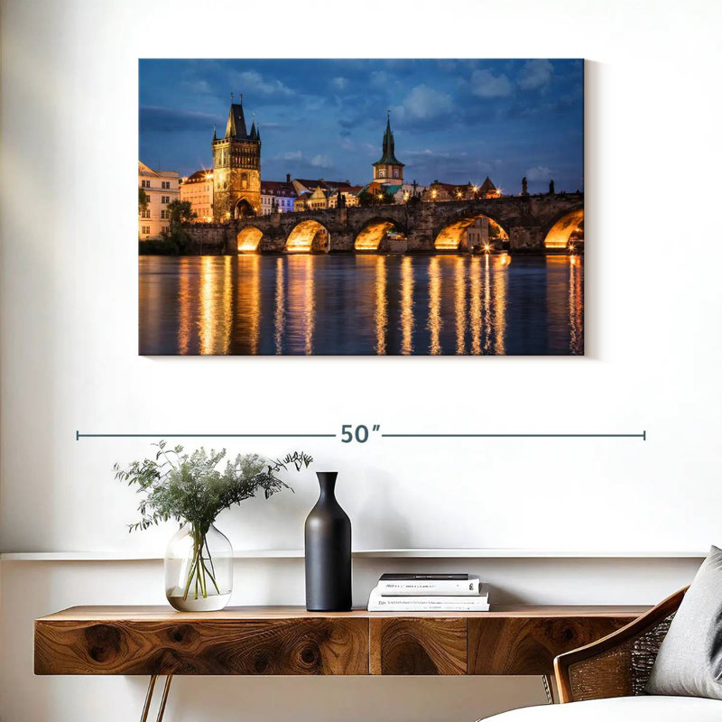 Lilie Charles Bridge, Prague, République tchèque, H 26 po x l 39 po