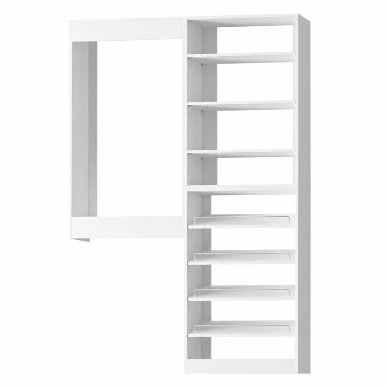 Système de garde-robe modulaire, conception polyvalente et personnalisable pour un rangement et une organisation efficaces