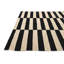 Tapis noir et blanc Newsom