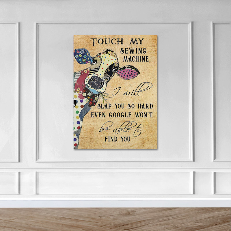 Textual Art Print, 36" H x 24" W x 2" D