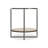 Harlow Glass Top End Table