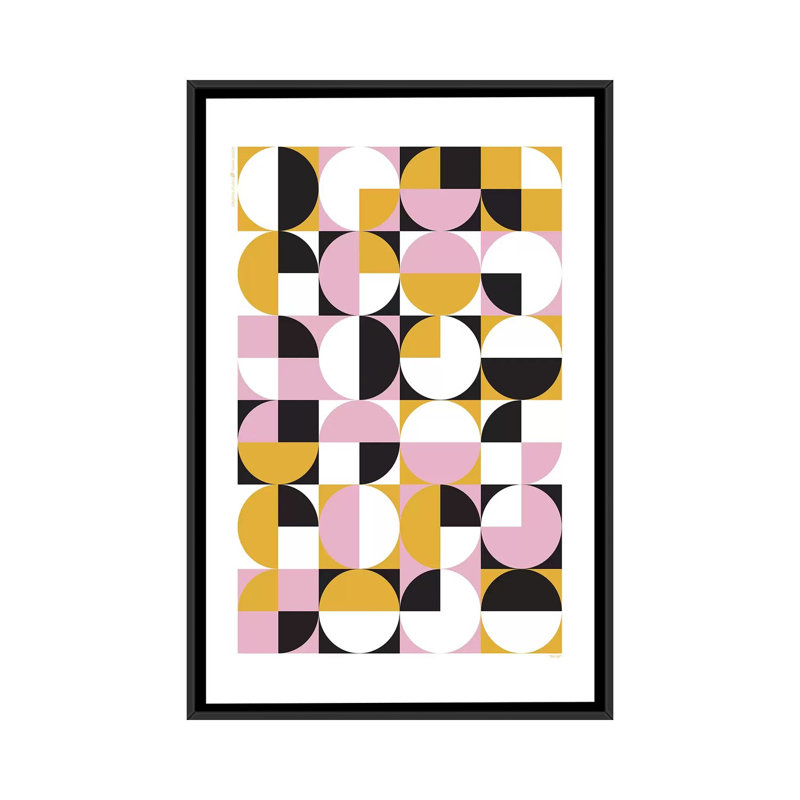 « modern abstract vii », photographie sur toile, H 26 po x l 18 po x P 1,5 po, Toile avec cadre noir, Pas de tapis