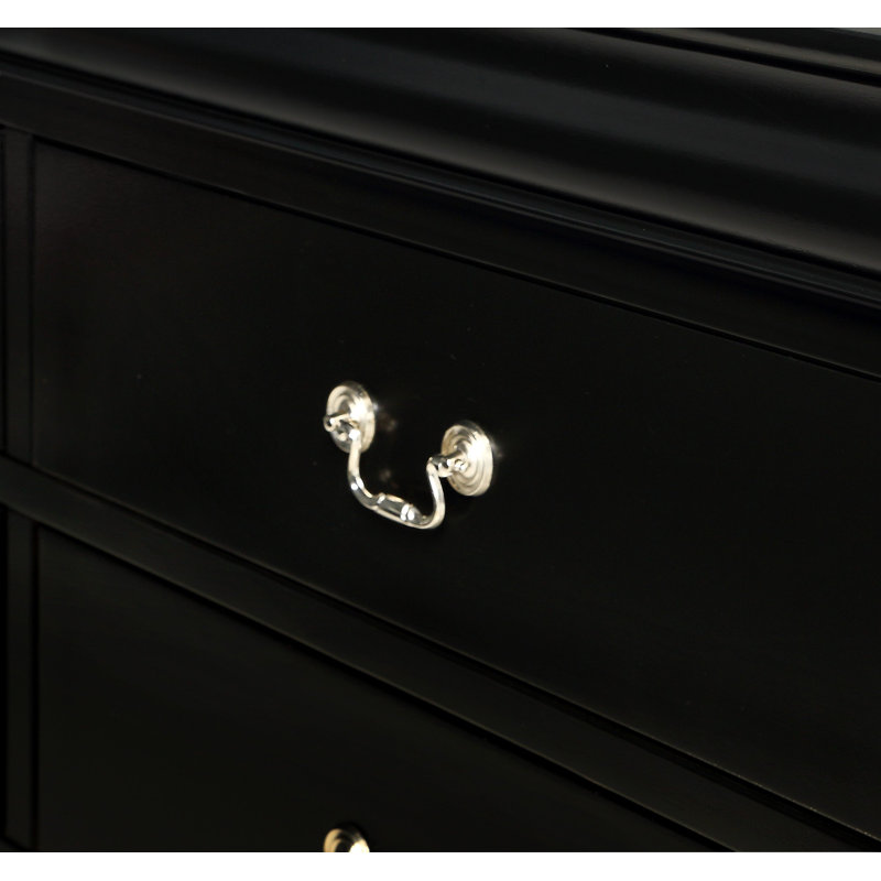 Commode Louis Philip, Noir