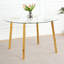 Table ronde en verre de style moderne avec base de soutien durable et ensemble de chaises de salle à manger en polyuréthane gris clair, idéal pour les cuisines de restaurant-268007855