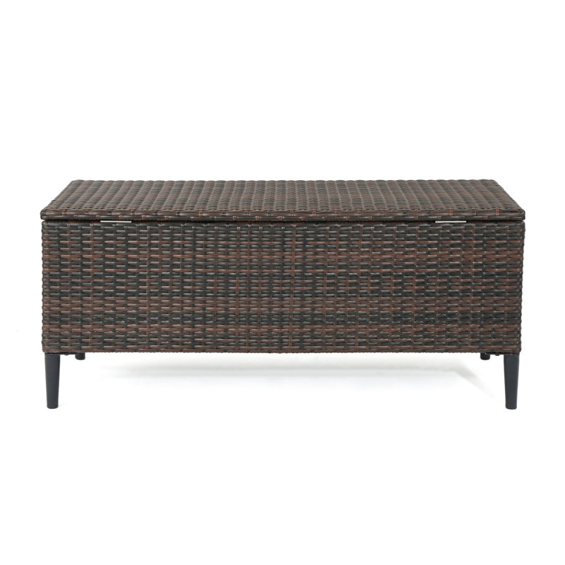 Coffre de patio, Brun multi