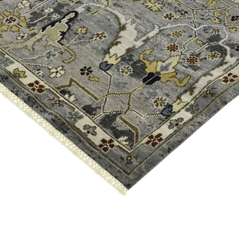 Bristol Wool Floral Area Rug, Rectangle 12' x 15'