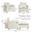 Fauteuil-lit rembourré 36,14 po, canapé-lit simple, futon-47228233