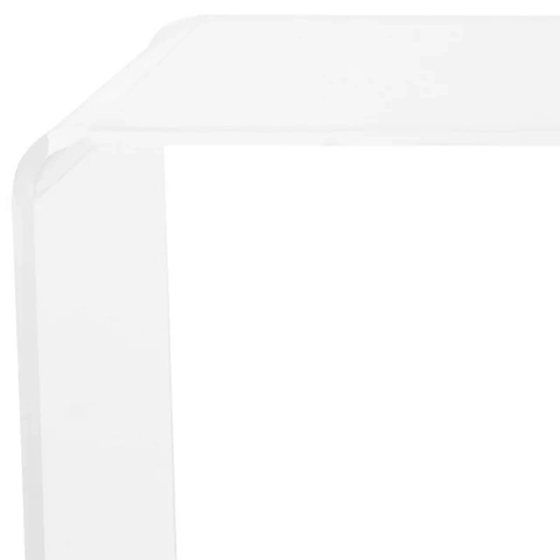 Addis 35'' Clear Acrylic Rectangular Coffee Table
