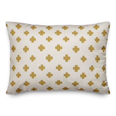 Housse et insert de coussin rectangulaire d'extérieur Swiss Cross 19