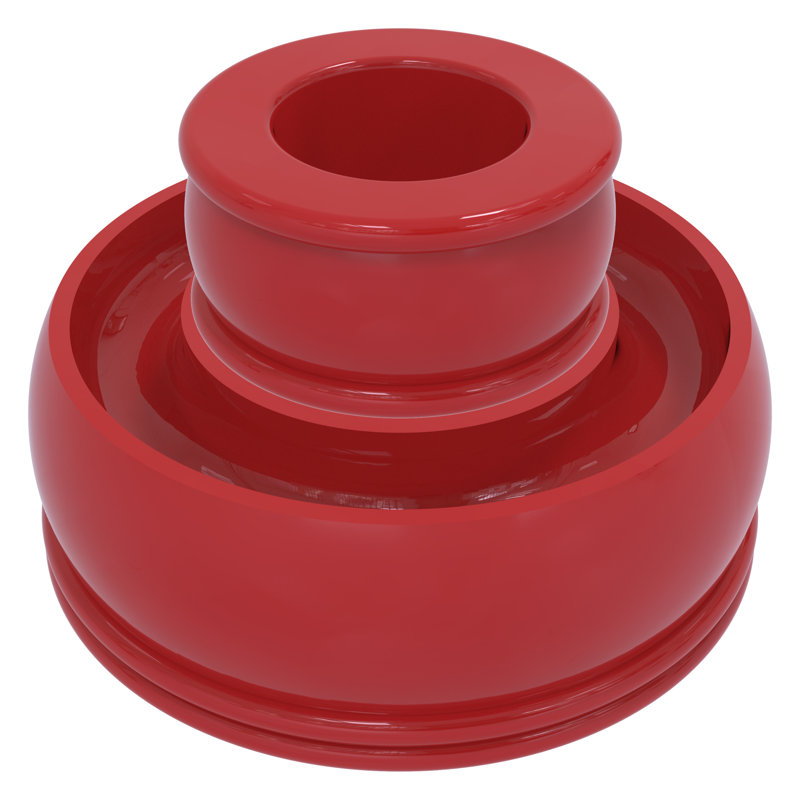 Photophore en laiton 1,75 po, Rouge pompier