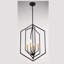 Luminaire suspendu géométrique cage 4 lumières Chula