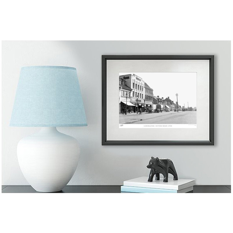 Carshalton, Sutton Road C1950 by Francis Frith - Single Picture Frame Print, 28cm H x 36cm W x 2.3cm D