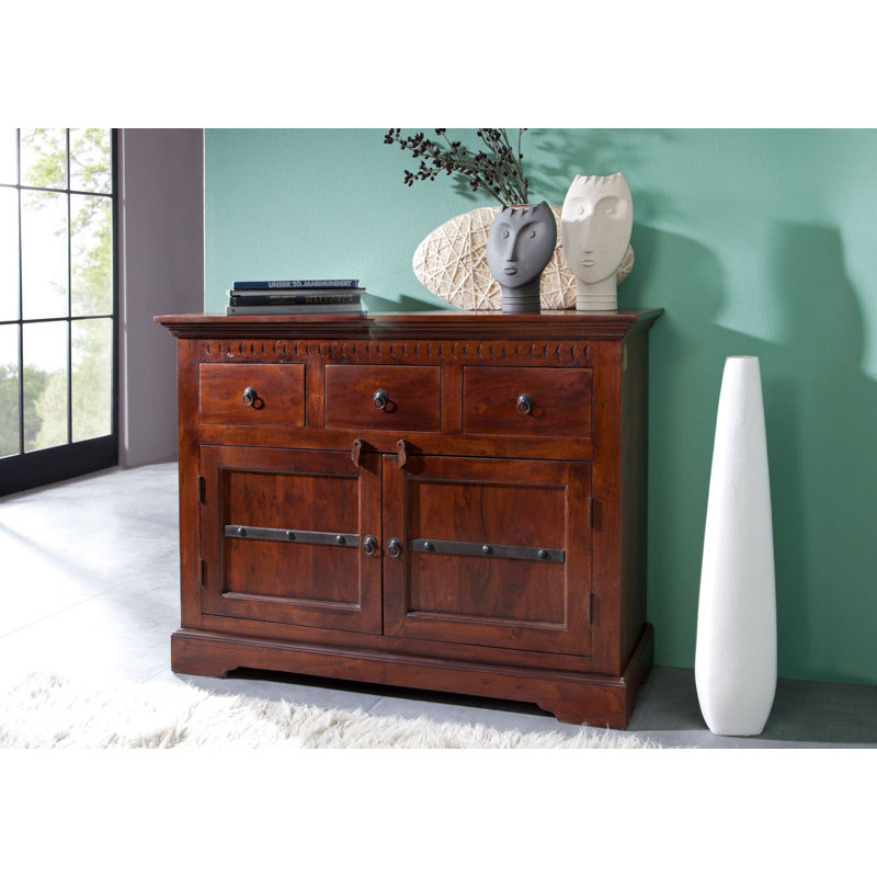 Oxford Solid Wood 120 cm W Chest of 2 Drawers