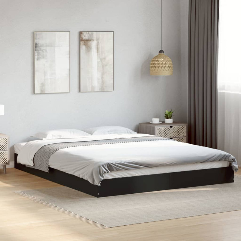 Philece Bed, European Kingsize (160 x 200 cm), Sonoma Oak