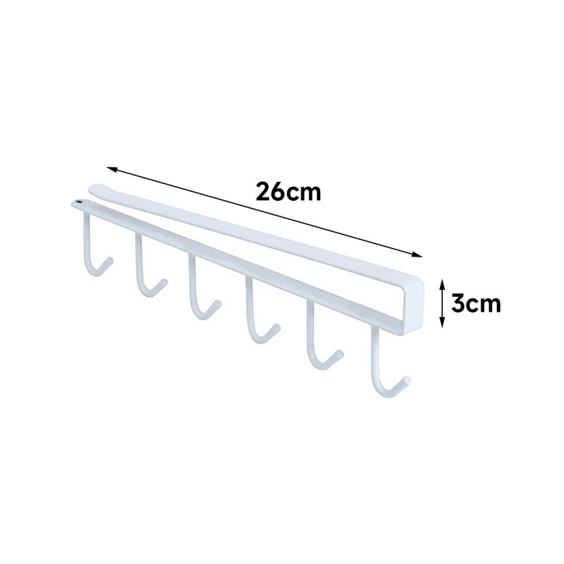 Hagar Organiser Hooks, White