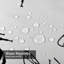 Rideau de douche blanc avec 12 crochets-1043340874