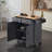 Amedeu Solid Wood Top Kitchen Cart