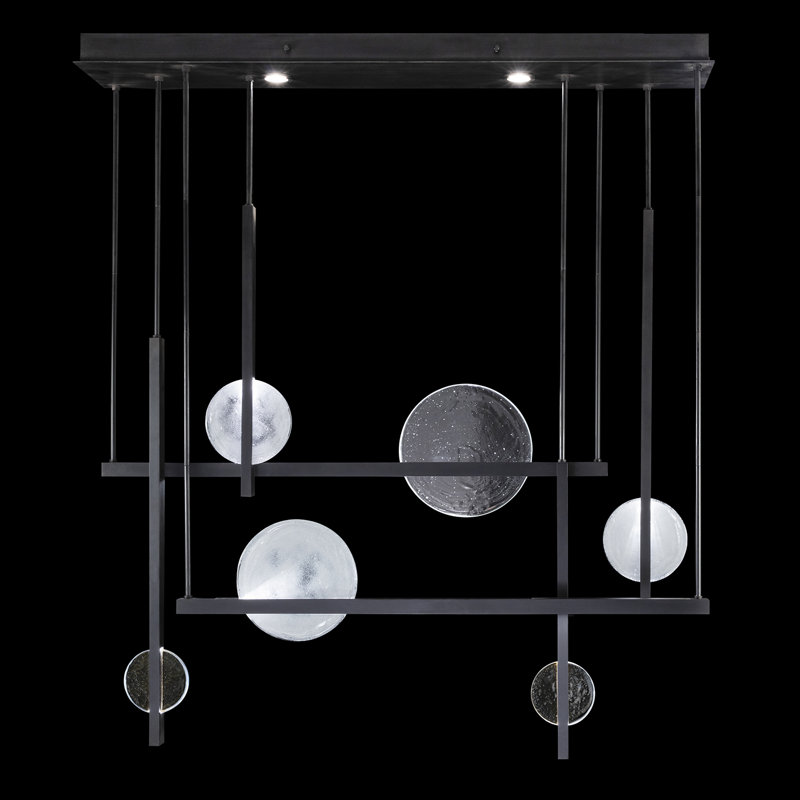 Selene 12 - Light LED Pendant, Soft Gold