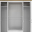 Sufy 4 Door 2 Drawer Wardrobe With Mirror-111465345
