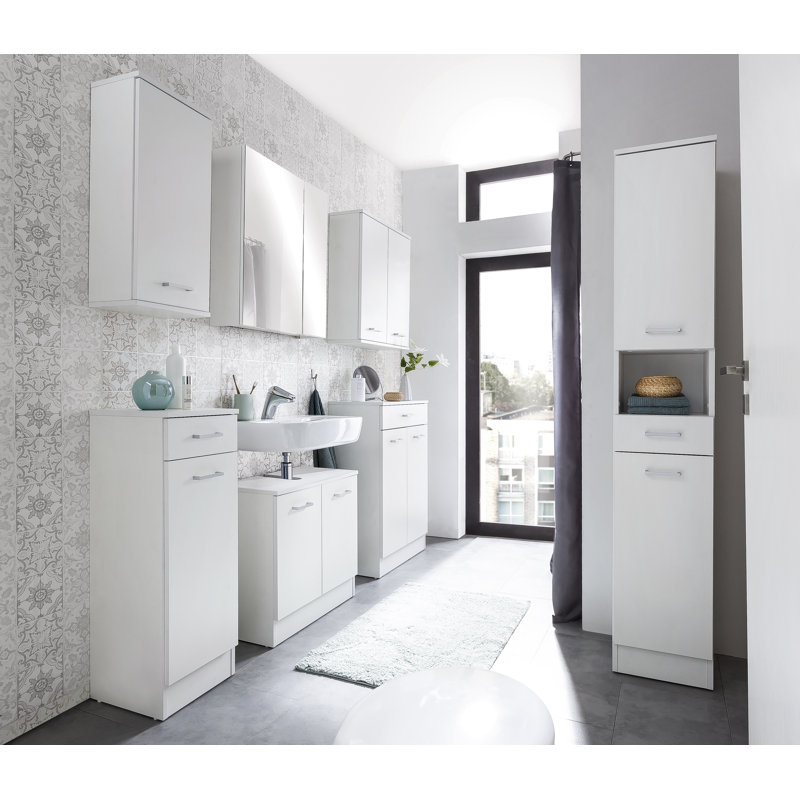 Basic Bathroom Cabinet, White