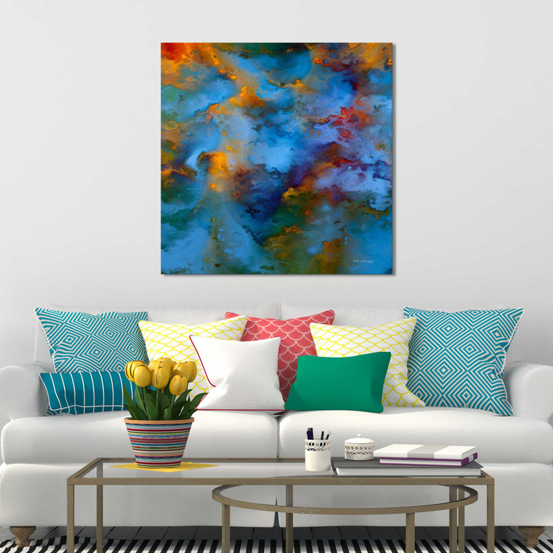 «He Cares For You, 1 Peter 5: 7» par Mark Lawrence, reproduction d'art, H 28 po x l 28 po x P 1,5 po, Toile tendue