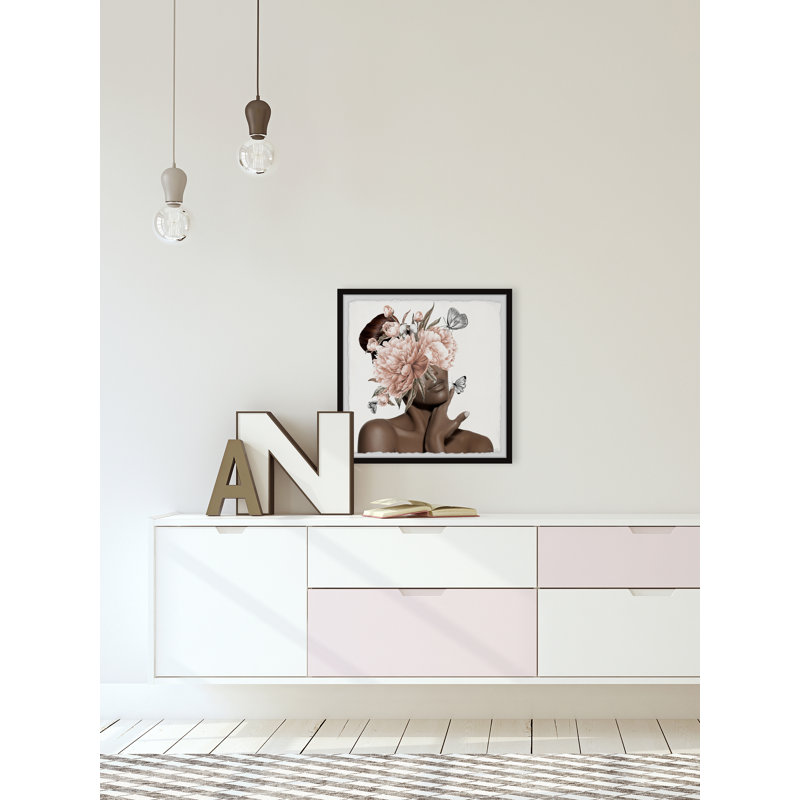 Silence Of A Woman by Marmont Hill - Single Picture Frame Painting, 30cm H x 30cm W