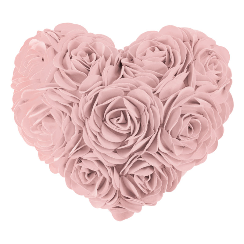 Housse de coussin 3D Flower, Rose clair