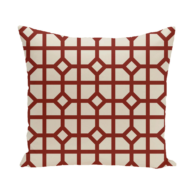  Housse de coussin carré et insert, 18" x 18", Orange