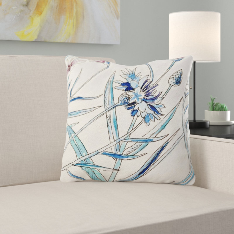 Outdoor Reversible Throw Pillow, Microsuede, Indoor