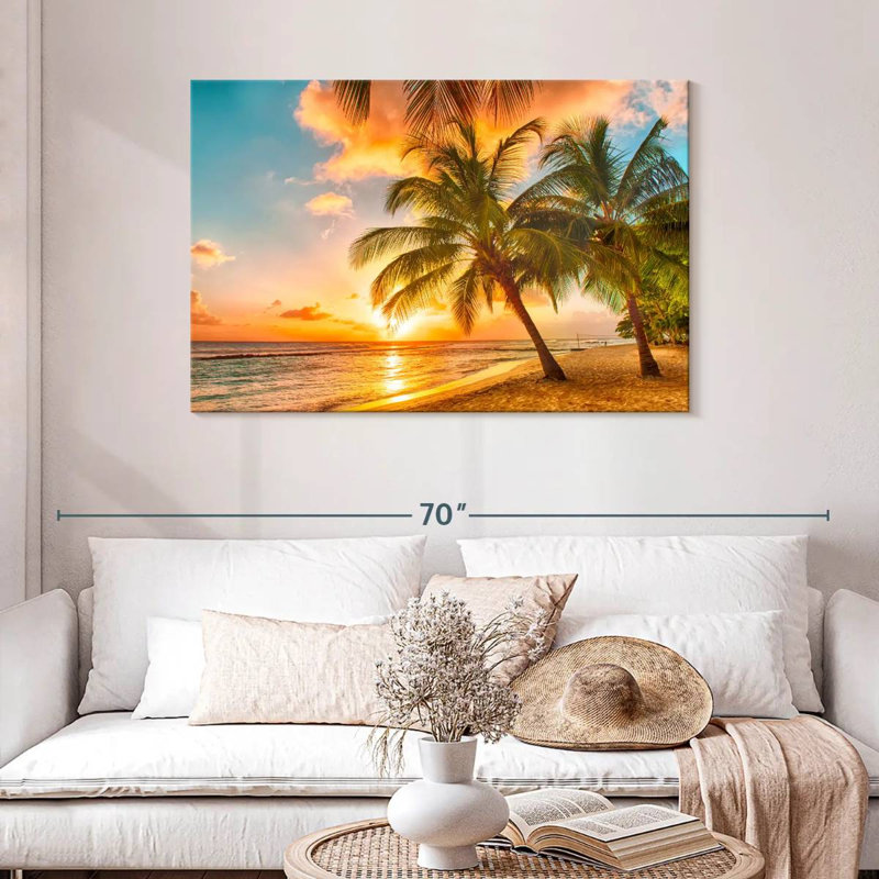 Barbados Island, reproduction sur toile, L 30 po x H 45 po