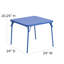 Table pliante carrée en vinyle pour enfants Jannet-1716137510