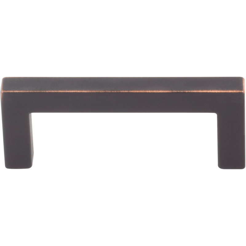 3-Inch Vintage Bronze Matte Bar Pull with Mounting Hardware
