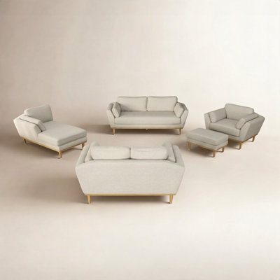 Rudi Living Room Set with Ottoman