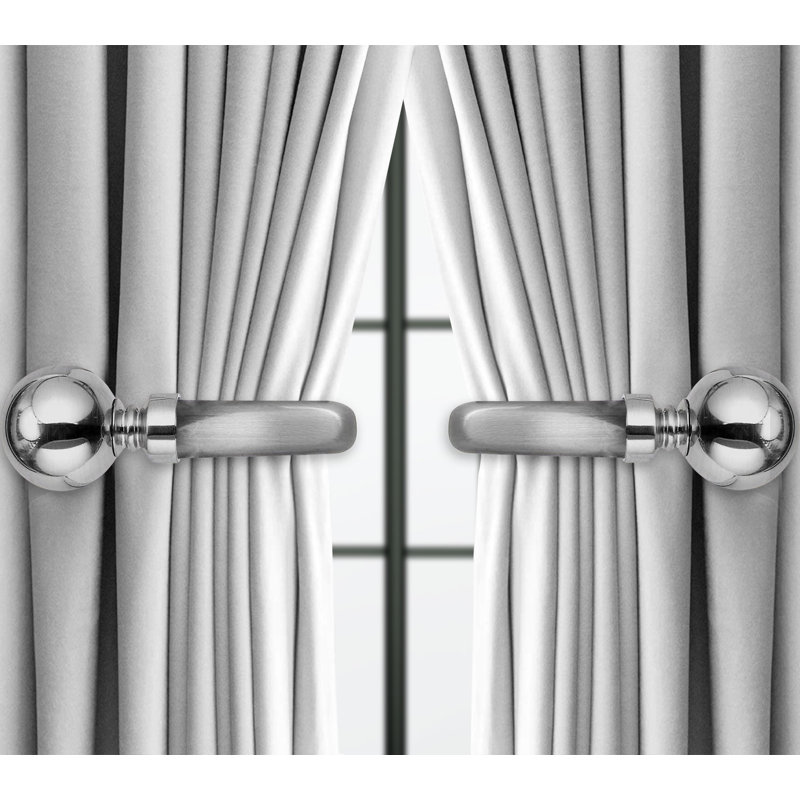 Hafsa 10cm Curtain Holdback, Chrome