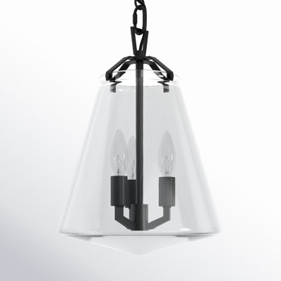 3 - Light Metal Dimmable Bell Chandelier