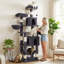 LIKISAK 180CM H Cat Tree, Large Cat Approprite, With Sisal Rope, Over 6 Levels-128553610