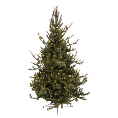 Lighted Artificial Spruce Christmas Tree