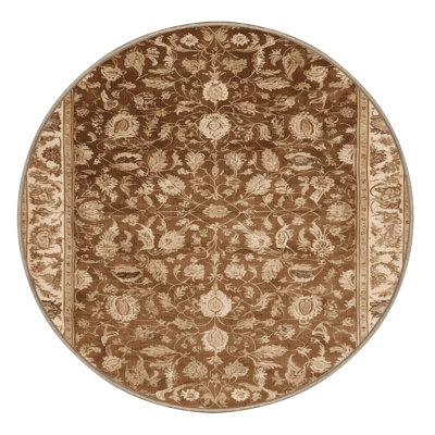 Machine Washable Persian Brown Area Rug
