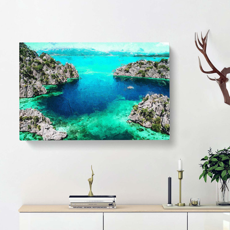 Coron In The Philippines - Wrapped Canvas, 35cm H x 50cm W x 3cm D