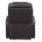 Recliner w/Power Lift & Massage, Brown Leather Aire-960636089