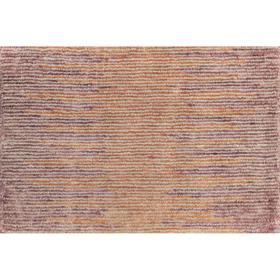 Abrash Ikat Hand-Tufted Wool Area Rug Cut/Loop Pile
