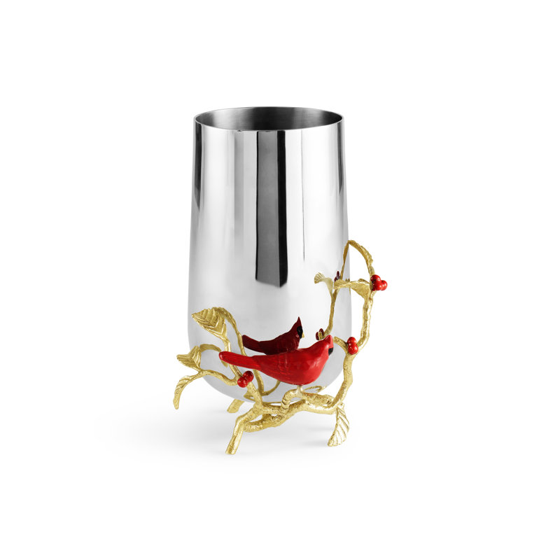 Cardinal Stainless Steel and Aluminum Table Vase