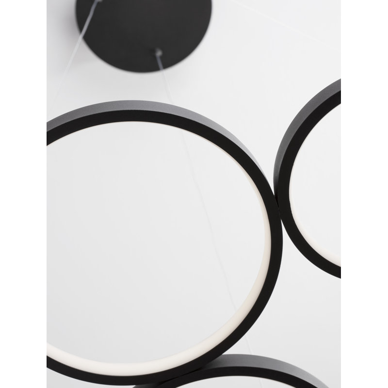3 - Light Black LED Unique/Statement Pendant